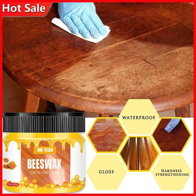 Refinado Natural Condimento Cera de Abejas Madera Muebles Mesas Piso Esmalte Cera de Abejas