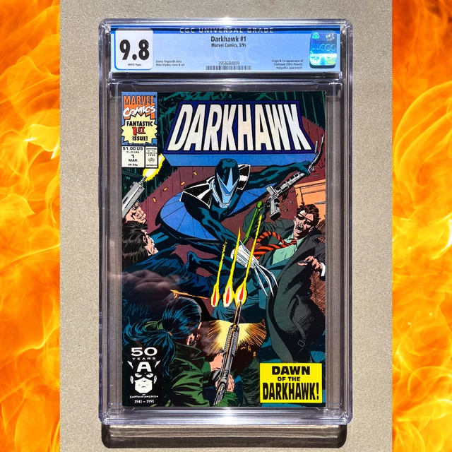 🔥 Darkhawk #1 CGC 9.8 1st Full Appearance of Darkhawk Key Marvel 1991 🔥