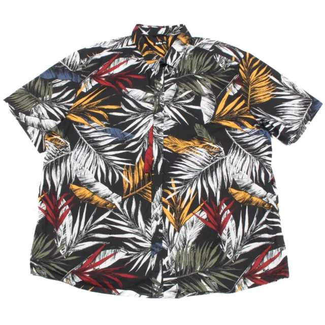 Mr Big Estampado Hawaiano Camisa 3XL Botón Cuello Floral Aloha Fiesta Retro AG31