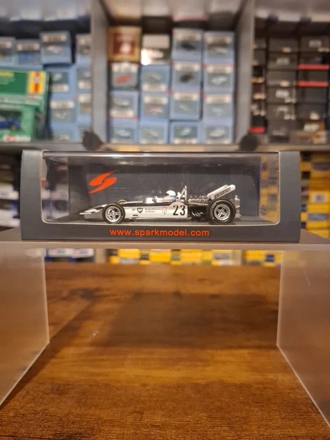 Modèle Réduit 1:43 Spark Surtees TS16 F1 #19 GP Brésil 1974 J.Mass - Bleu Et Orange - Neuf