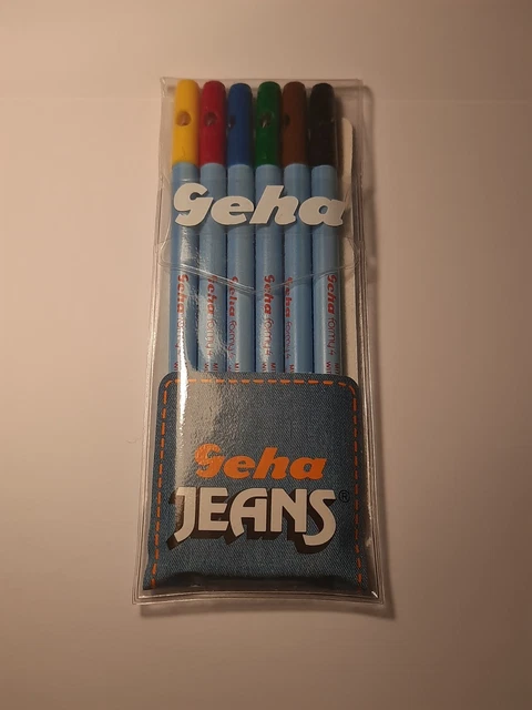 Geha Jeans formy Farbmalstifte (6 Stück)