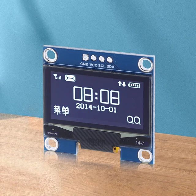 Esp32 Display Display OLED 0.96 Pollici Bianco SSD1306 128x64 - Modulo I2C/ IIC Per Arduino E Raspberry Pi S9 Display Oled Gx