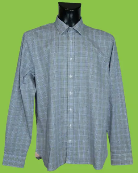 - **Camisa Ben Sherman Manga Larga Algodón Talla 17" L Vgc