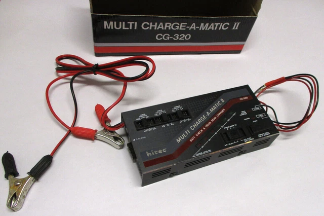 HITEC MULTI CHARGE-A-MATIC 2 CG-320 - Battery Check & Delta Peak 