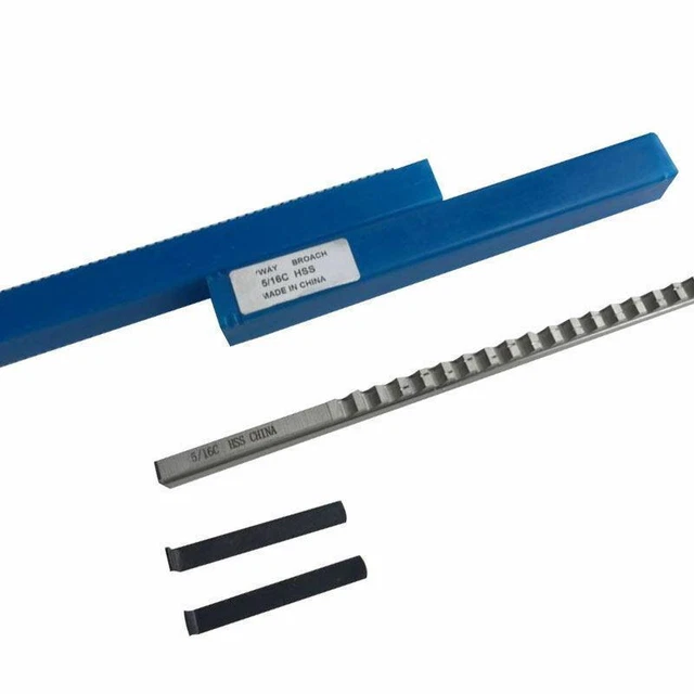 5/16 C Push-Type HSS Keyway Broach Inch Sized Cutting Tool for CNC Engraving New