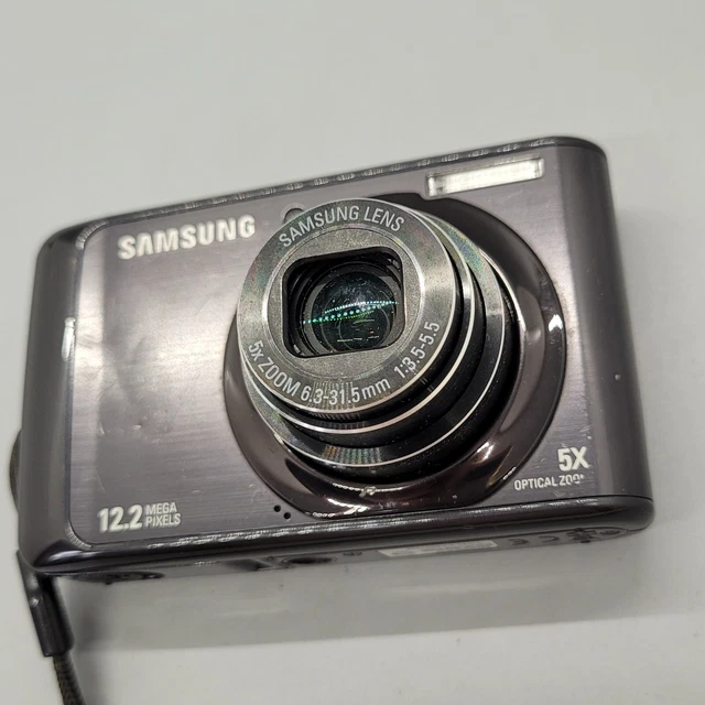 Samsung PL55 12,2 megapixel fotocamera digitale compatta testata nera 9
