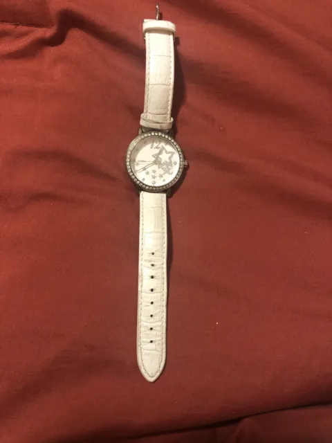 Guess Womens Watch Silver Tone  4 Interchangeable Bands