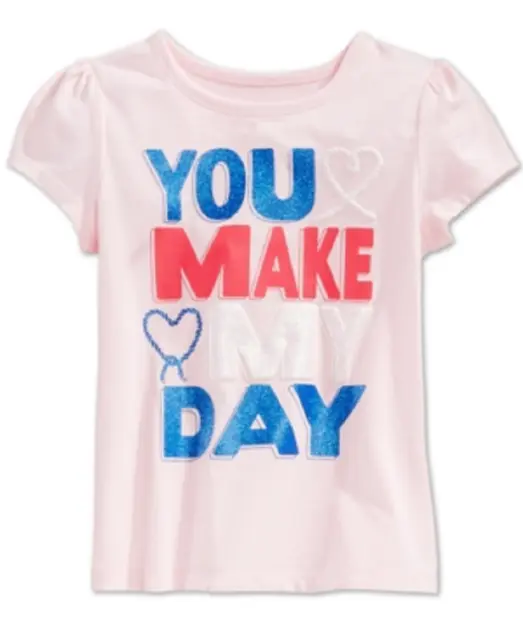 Epic Threads Little Girls' You Make My Day T-Shirt, Size 4T, Retail $16.00