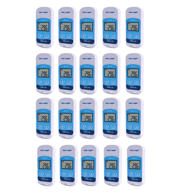 20 x ELitech RC-5 data logger di temperatura digitale USB ad alta precisione per WareN2R2