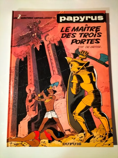 Bd Reedition Papyrus T 2 Le Maitre Des Trois Portes Par De Gieter (U139)