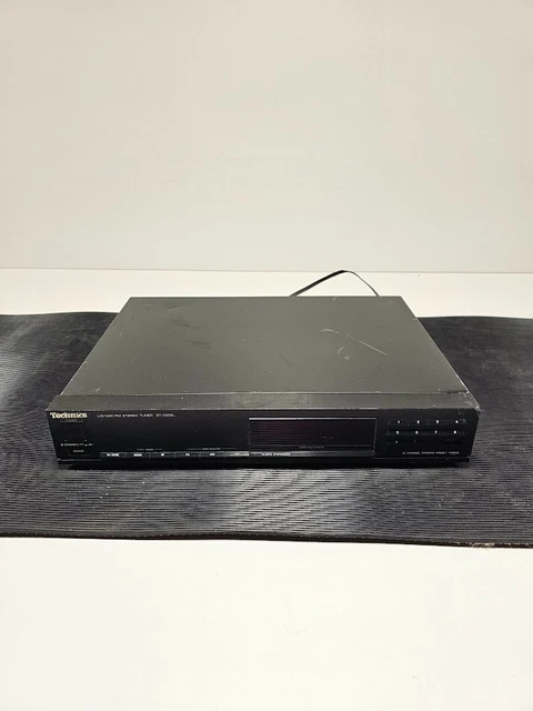 Tuner Technics ST-G460L – AM/FM, Noir, Très Bon état De Marche (vérifié)