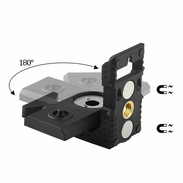 Supporto staffa a L livello laser 180° supporto adsorbimento magnetico forte strumento di livellamento