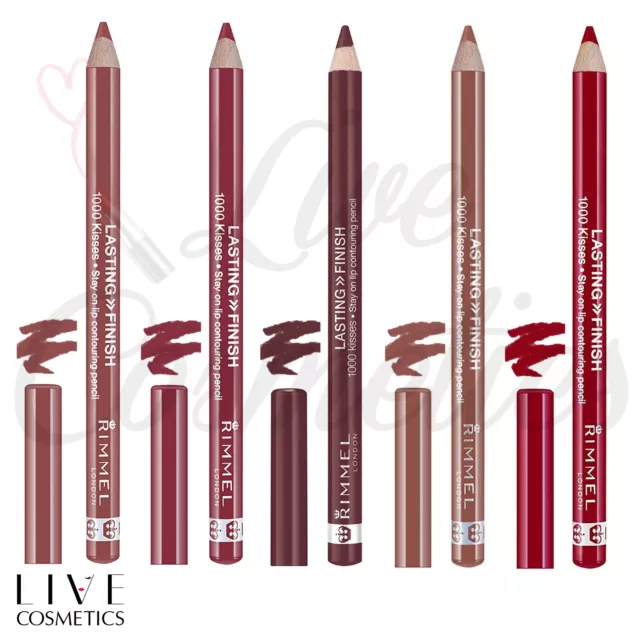 Rimmel Lasting Finish 1000 Kisses Lip Liner Pencil Contour *CHOOSE YOUR SHADE*