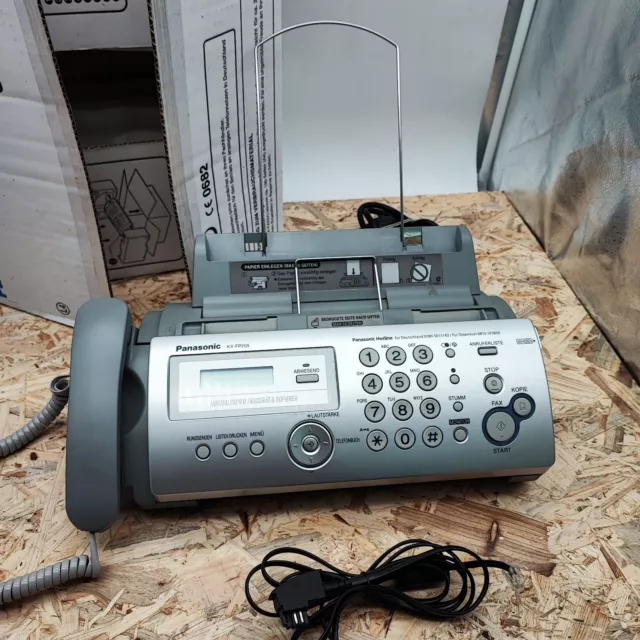 PANASONIC Faxgerät KX-FP 205 Fax & Telefon vom Händler Schöner Zustand &Technik