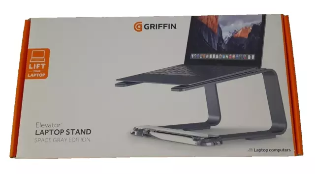 Griffin Elevator Laptop Stand - Space Grey