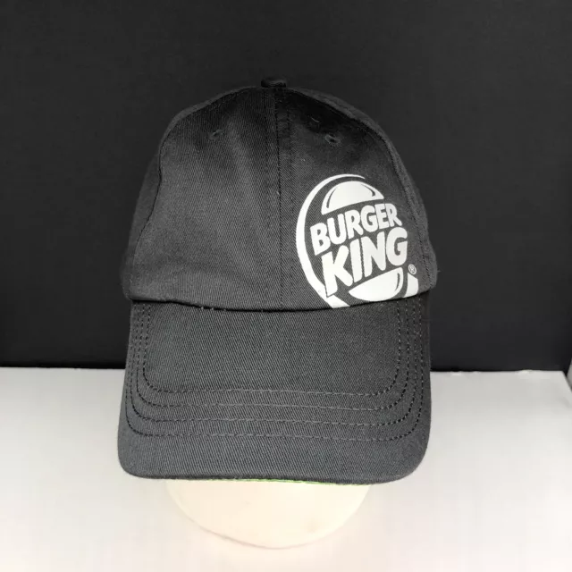 BURGER KING Crew Member Employee Logo Baseball Cap Strapback Hat Gray