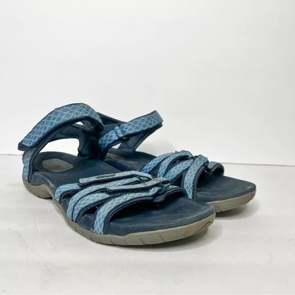 Teva Blue Strappy Sandals Size 8 Women’s