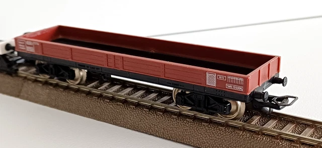 Wagon plat Remms SNCF, chargé de traverses - HJ6076 - Jouef - Wagons