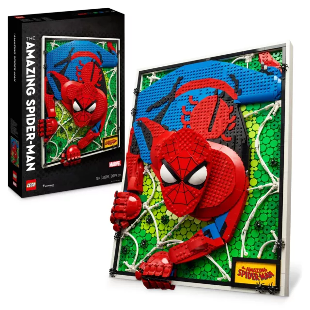 LEGO Art: The Amazing Spider-Man (31209). Nuovissimo sigillato. Spedizione rapida.