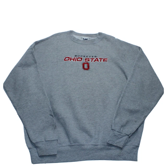 Vintage Lee Sport Sweatshirt Ohio State Buckeyes University Jumper Size XL