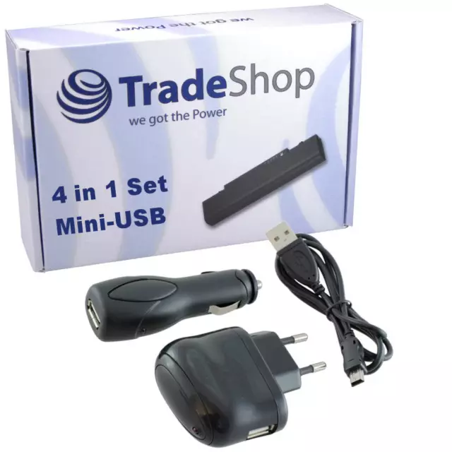 4in1 Ladegerät Ladekabel Kfz Set  für TomTom Tom Tom GO 550 650 740 LIVE