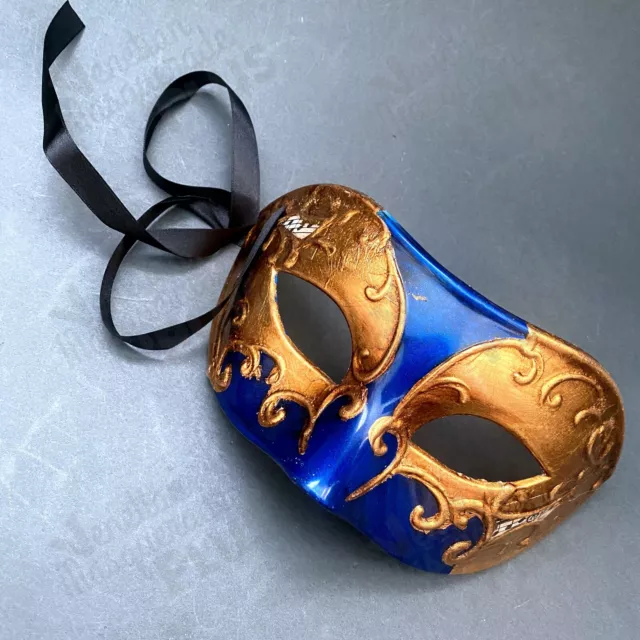 Gold Masquerade Mask Full Face Mask Bauta Party Mask