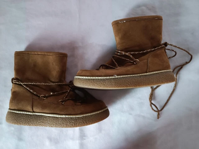 Paire de chaussures boots bottines marron femme - taille 37