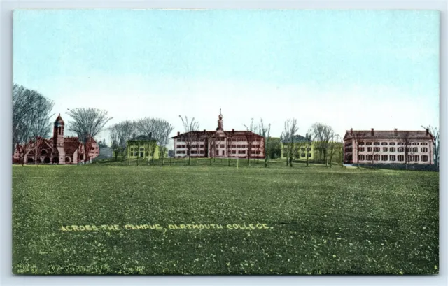 Postcard Across the Campus, Dartmouth College, NH I184