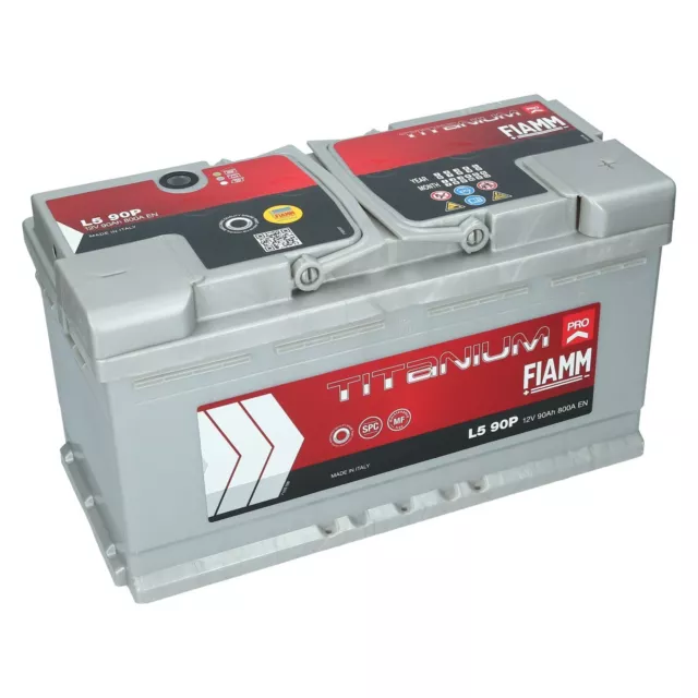 AUTOBATTERIE 12V 90AH 800A EN FIAMM PRO Premium Batterie ersetzt 88 92 95  100 Ah EUR 107,90 - PicClick DE