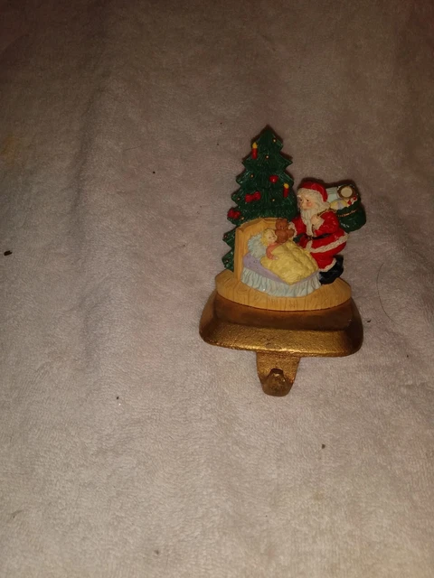 Vintage Cast Iron Stocking Hanger
