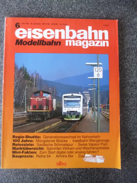 Eisenbahn Magazin 6/97 - Zeitschrift - Modellbahn - Juni 1997 - 35. Jahrgang