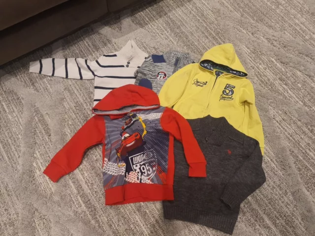 Jungen Pullover Set / Konvult / Paket NR. 2. Gr. 116. 5-6 Jahre.  5 Stück.