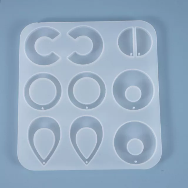 Silicone Earring Pendant Jewelry Mold Resin Casting Mould Tool DIY Epoxy Making