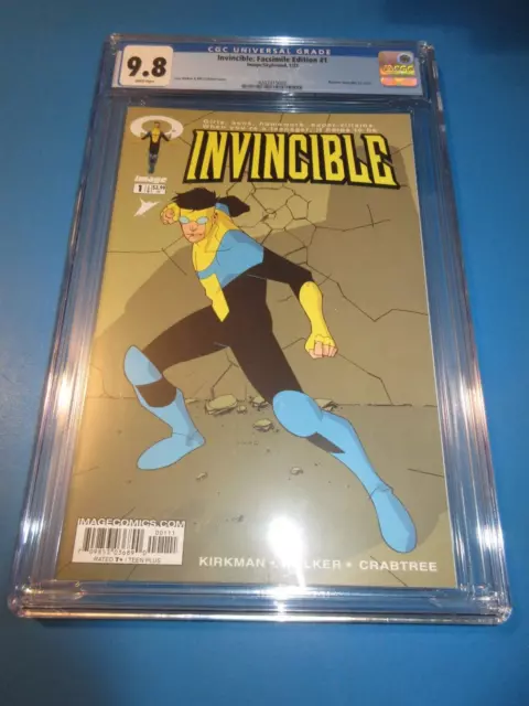 Invincible #1 Facsimile Reprint 1st Appearance key CGC 9.8 NM/M Gorgeous gem Wow