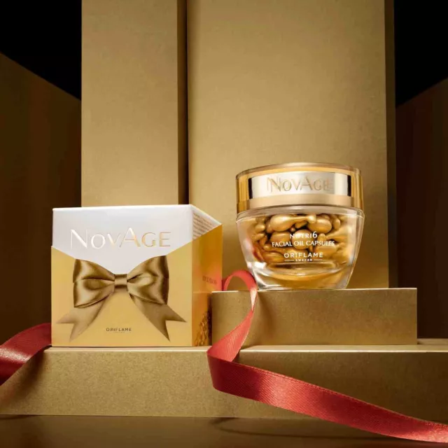 Capsule di olio per il viso NovAge Nutri6 - edizione festiva