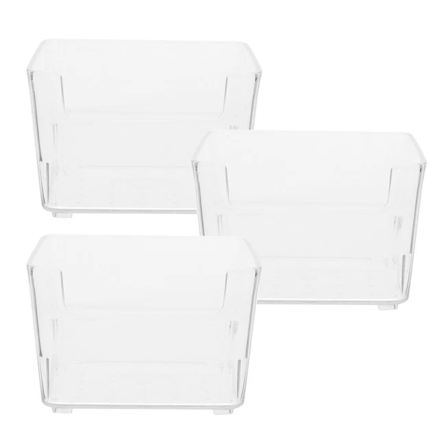 3 piezas Casero Chinchilla Bañera Usar Cajas de Arena Resistentes Transparentes