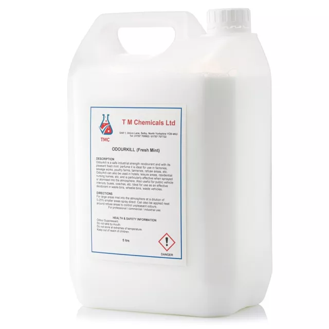 ODOURKILL - (FRESCO DI ZECCA) - DEODORANTE INDUSTRIALE ALTAMENTE CONCENTRATO 5 Litri