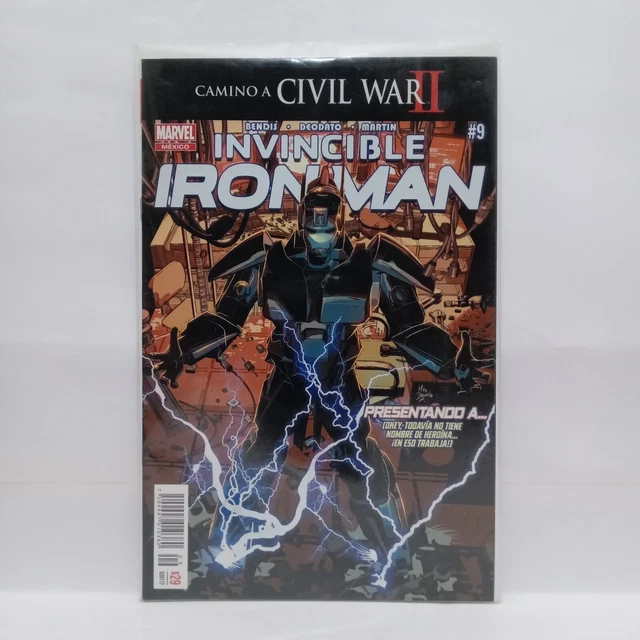 Invincible Iron Man #9 1st Full App Riri Williams | Mexico 2016