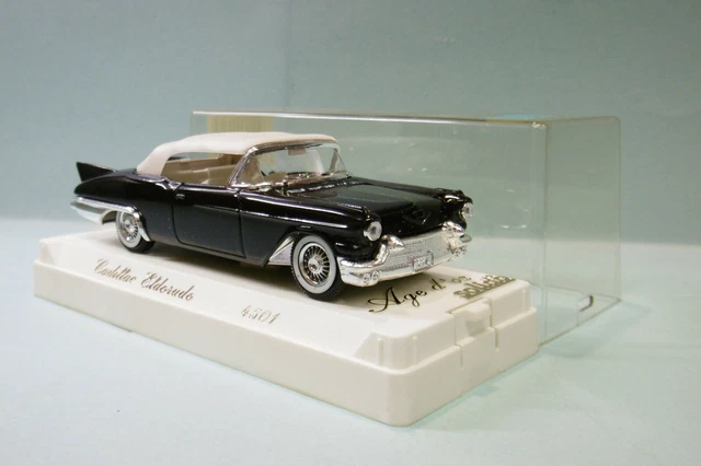 Modèle Réduit Cadillac Eldorado Biarritz 1957 Solido 1/43 - Capot Ouvrant, état Occasion