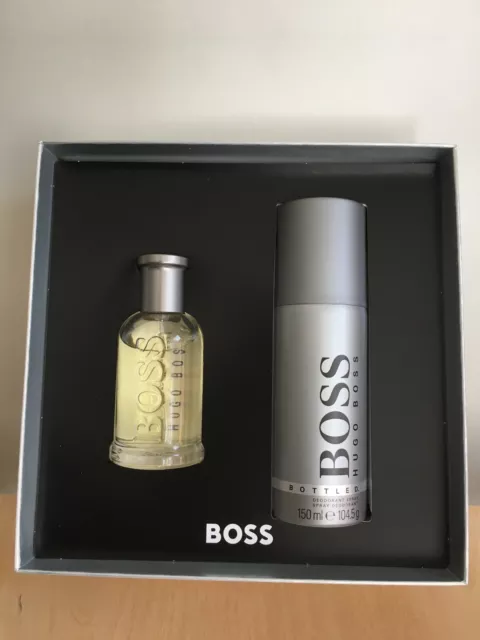 BOSS bottled Geschenkset 50 ml Eau de toilette + 150 ml Deodorant Spray, NEU!+