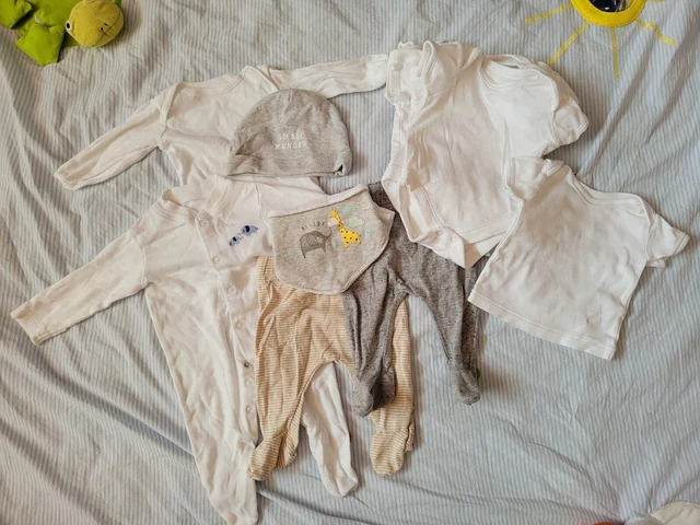 Bundle of baby Unisex newborn Clothes George, John Lewis, Next - 13 pieces