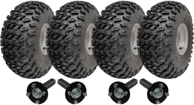 22x11.00-8 Twin Axle Utility ATV Quad Trailer Kit Wheels Axles Capacity 1800kgs