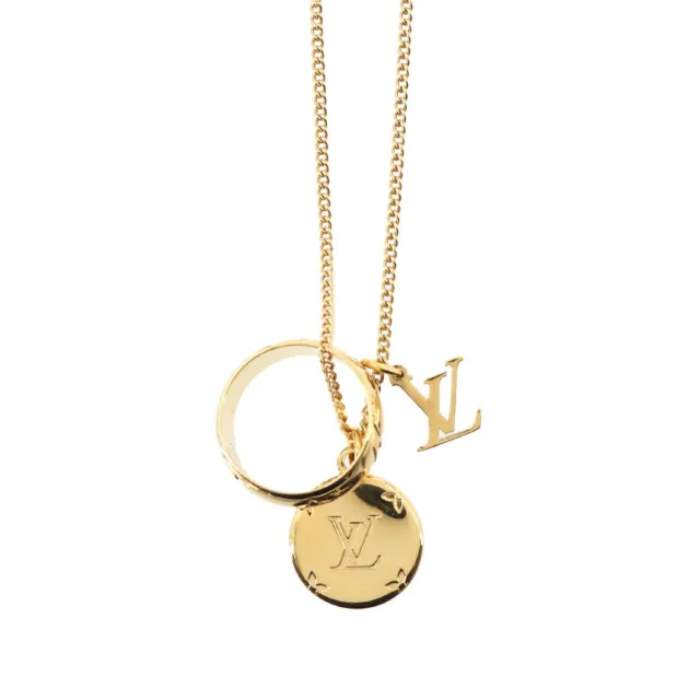 Shop Louis Vuitton MONOGRAM Monogram charms necklace (M62485) by babybbb
