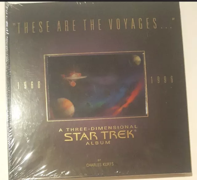 Star Trek 3D- These Are the Voyages by Charles Kurts (1996, Hardcover)