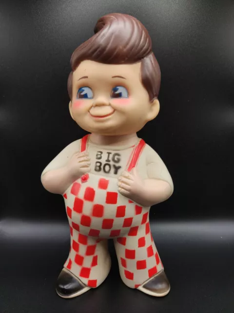 1973 Marriott Corp Bob's Big Boy Hamburger Restaurant Vinyl Rubber Coin Bank