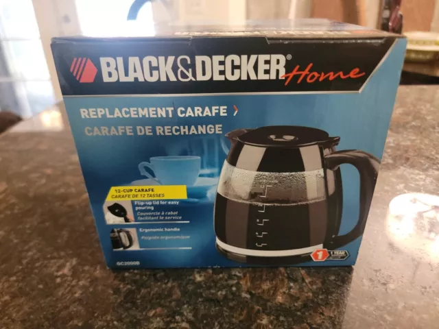 Black and Decker 12-Cup Replacement Carafe,NIB