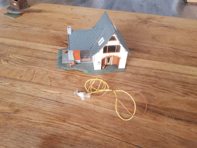Faller B-261 H0, Haus mit offenem Kamin, 1:87, selten & RAR, m. Beleuchtung