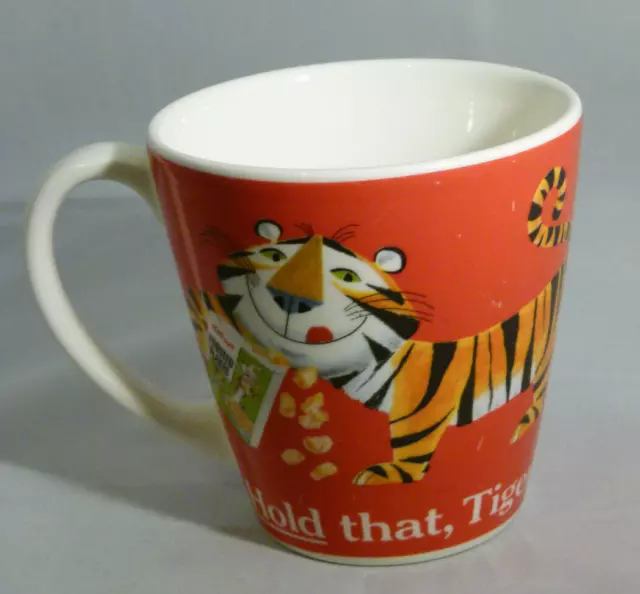 Tony the Tiger FROSTIES Keramik TASSE Kelloggs Frühstück halten Sie diesen Tiger Weihnachten