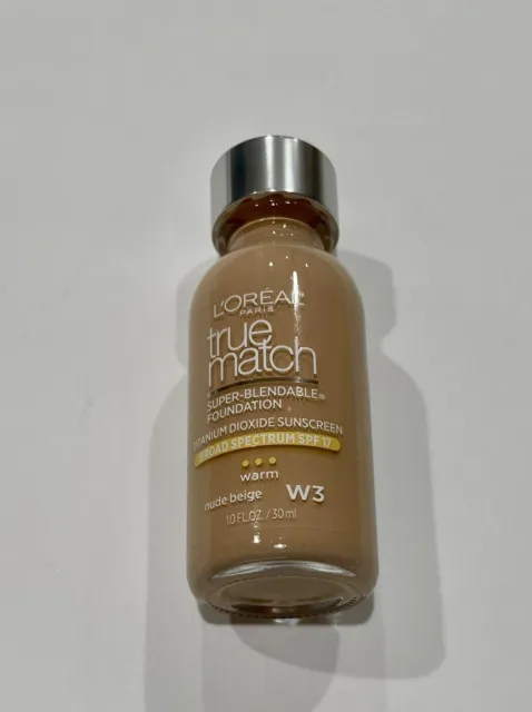 Loreal Paris True Match Nude Beige W3 Foundation SPF 17