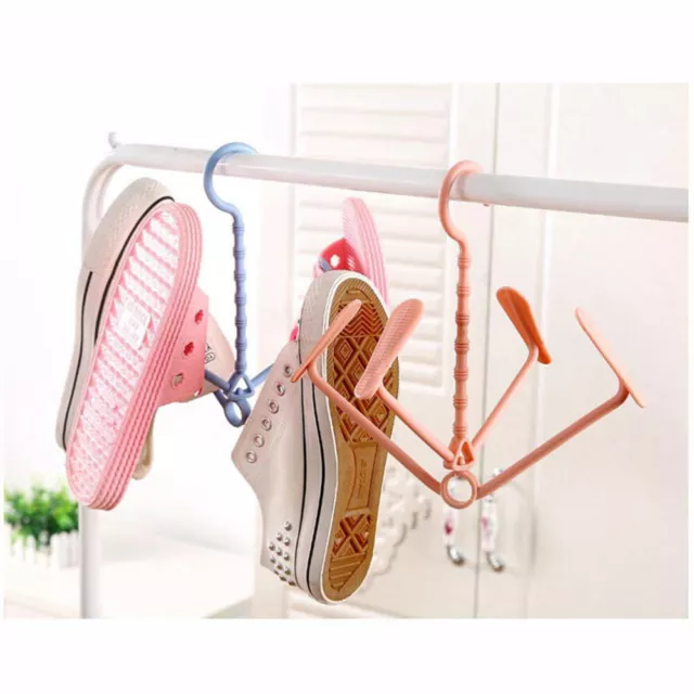 3 Pcs Practical Shoe Hanger Windproof Rack Estante Plegable Para Zapatos Boots